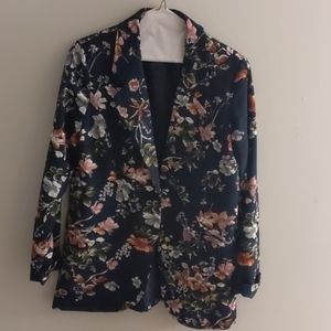 Floral blazer